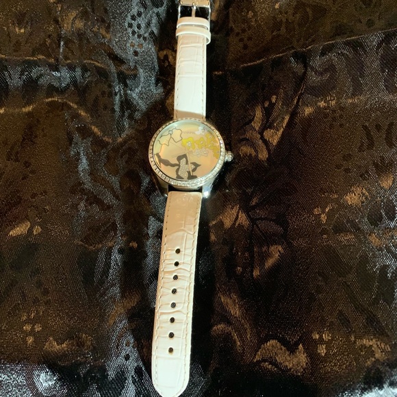 Fossil Ladies Watch Crystal Accents Bezel White - Picture 3 of 4